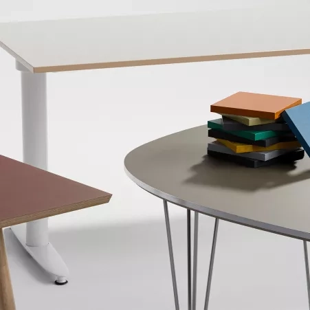 Yllw Factory Materialguide om laminat, linoleum och valchromat